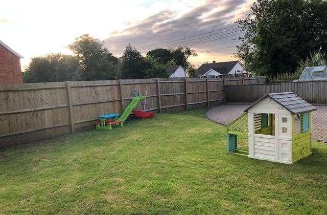 It was probably too late on a Saturday evening for there to be any youngsters taking advantage of the play equipment