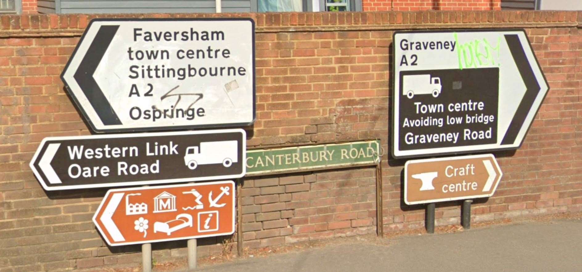 The A2 will be affected by a road closure in Faversham. Picture: Google