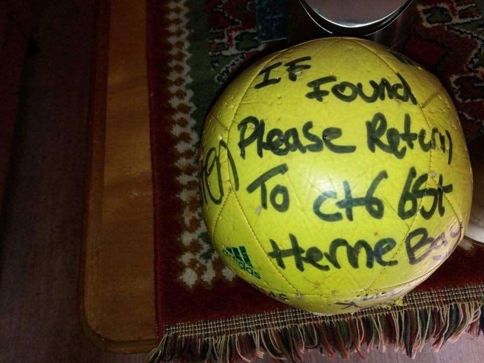 The football found in a museum in Holland (11792581)