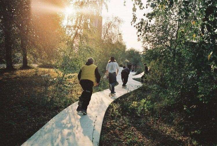 Skaters are planned to weave their way through Tannery Field