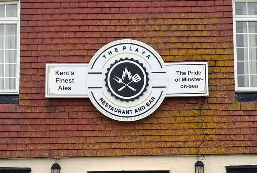 A brand new sign has gone up. Picture: The Playa Minster-On-Sea