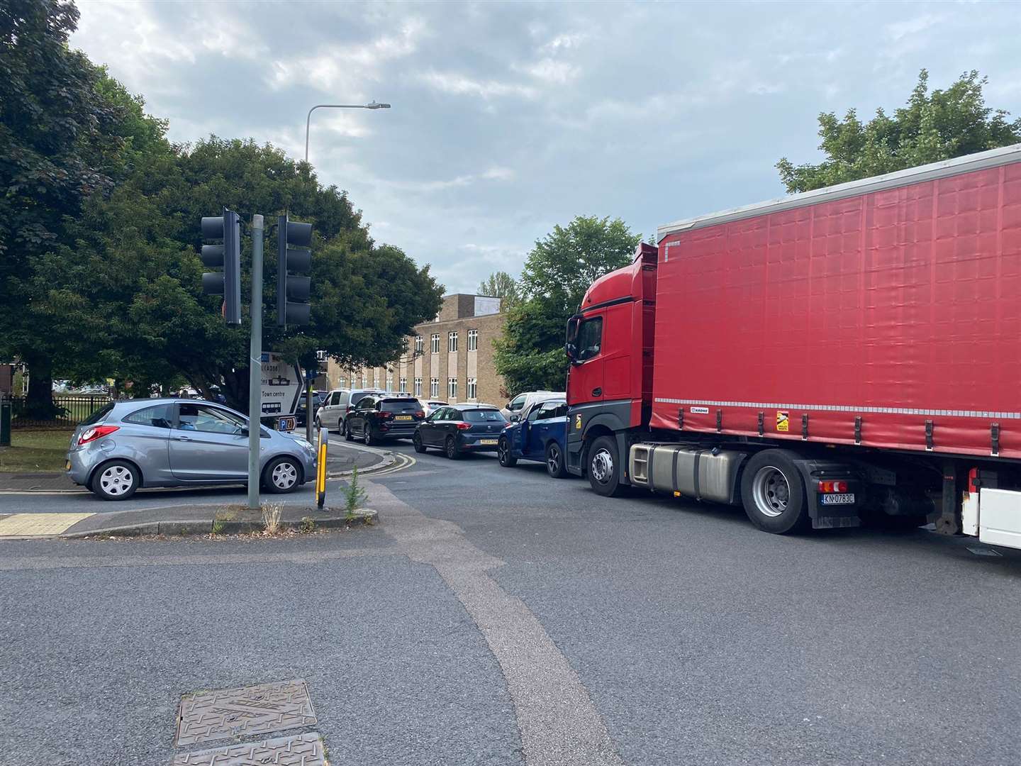 There has been gridlock at Dover on all surrounding routes as people wait to cross the Channel