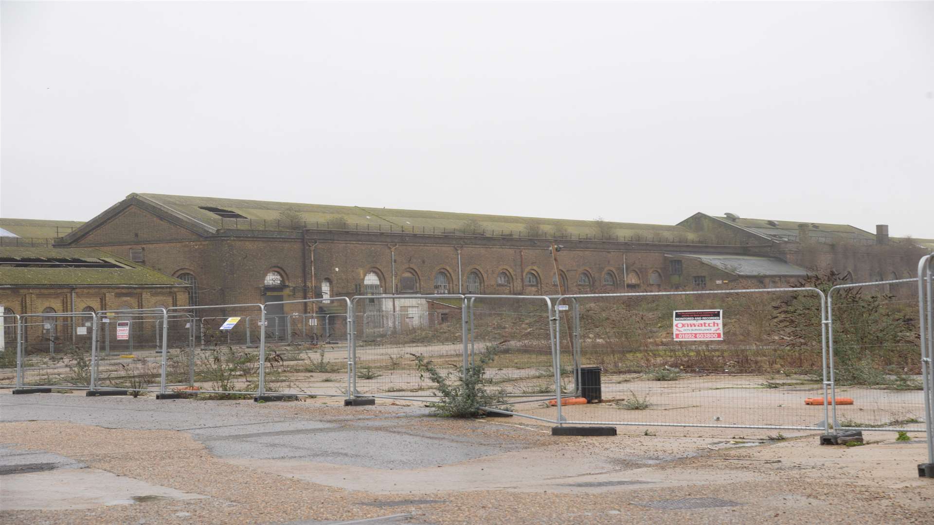 Disused engine sheds at the former railway works could be used