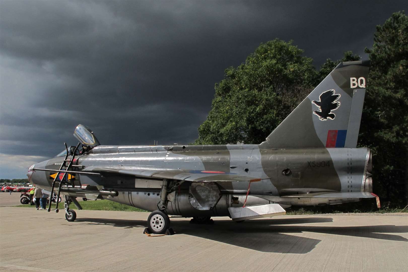 Robin Oakley got so see the English Electric Lightning fighter being built