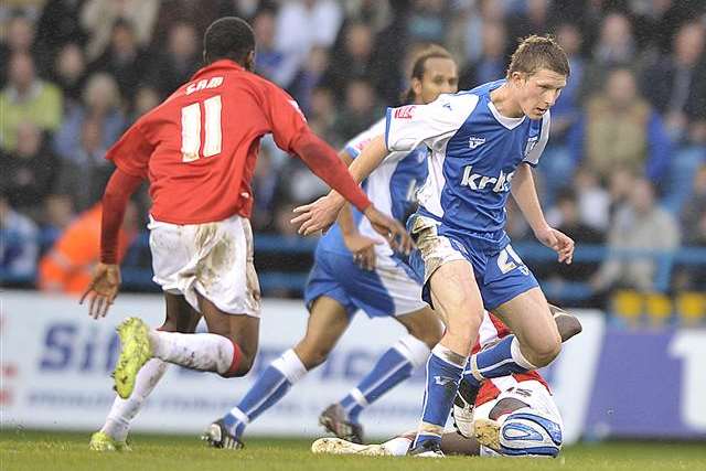 Matt Fry pictured during his loan spell at Gillingham