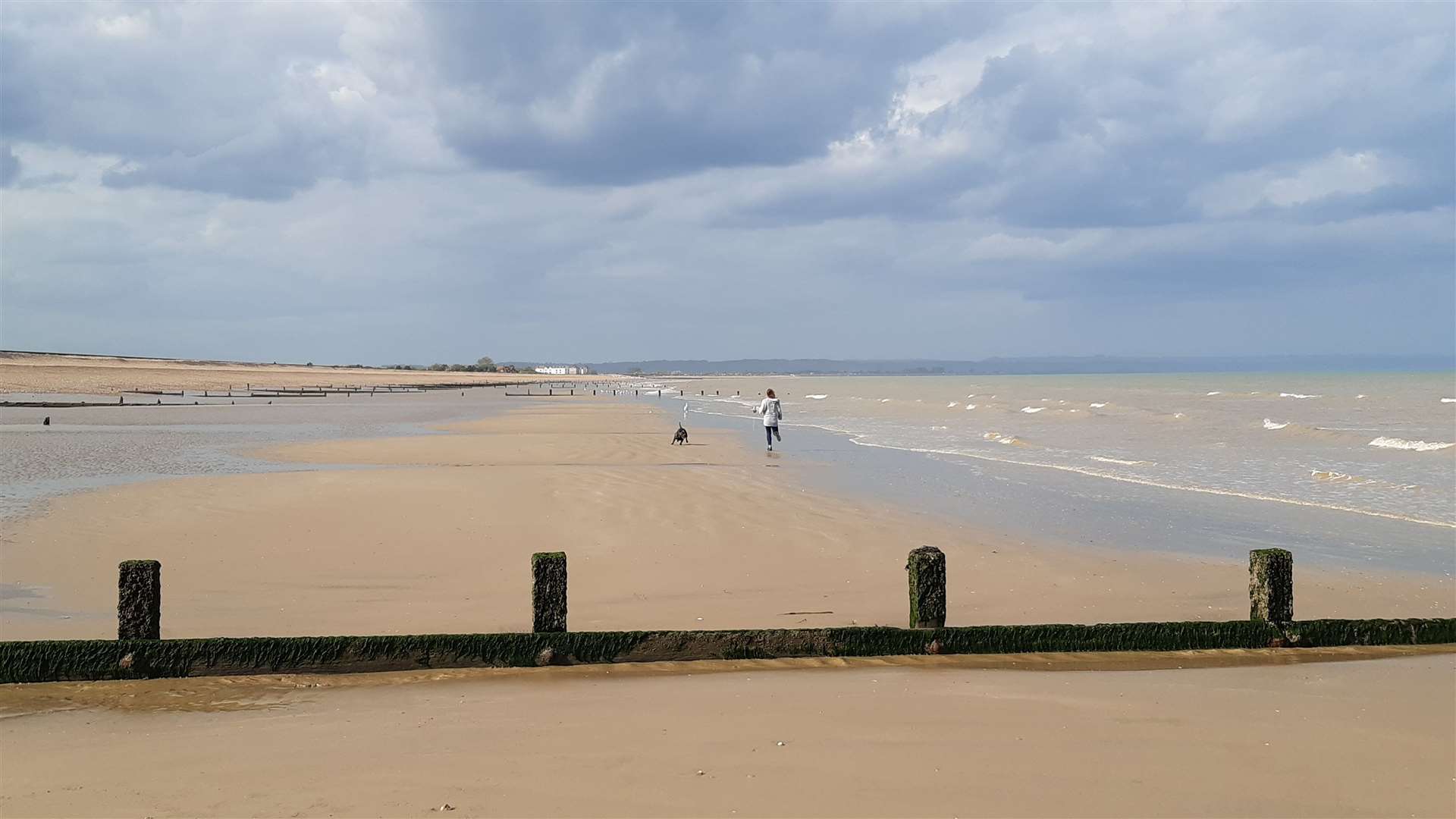 Littlestone beach, during quieter times