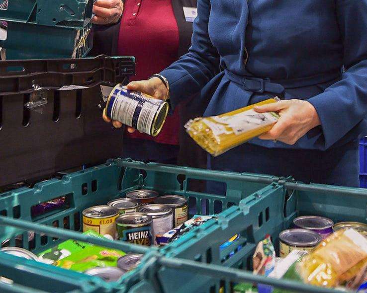 It has been claimed Medway Council staff are being forced to use food banks