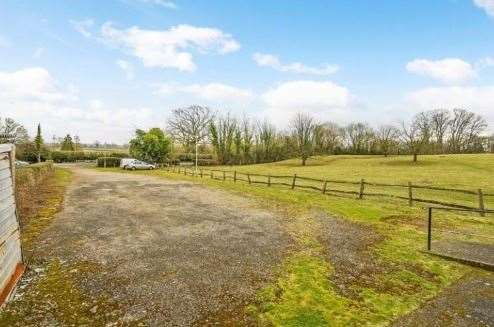 The driveway to the clubhouse is set for a makeover under the plans. Picture: Offset Architects