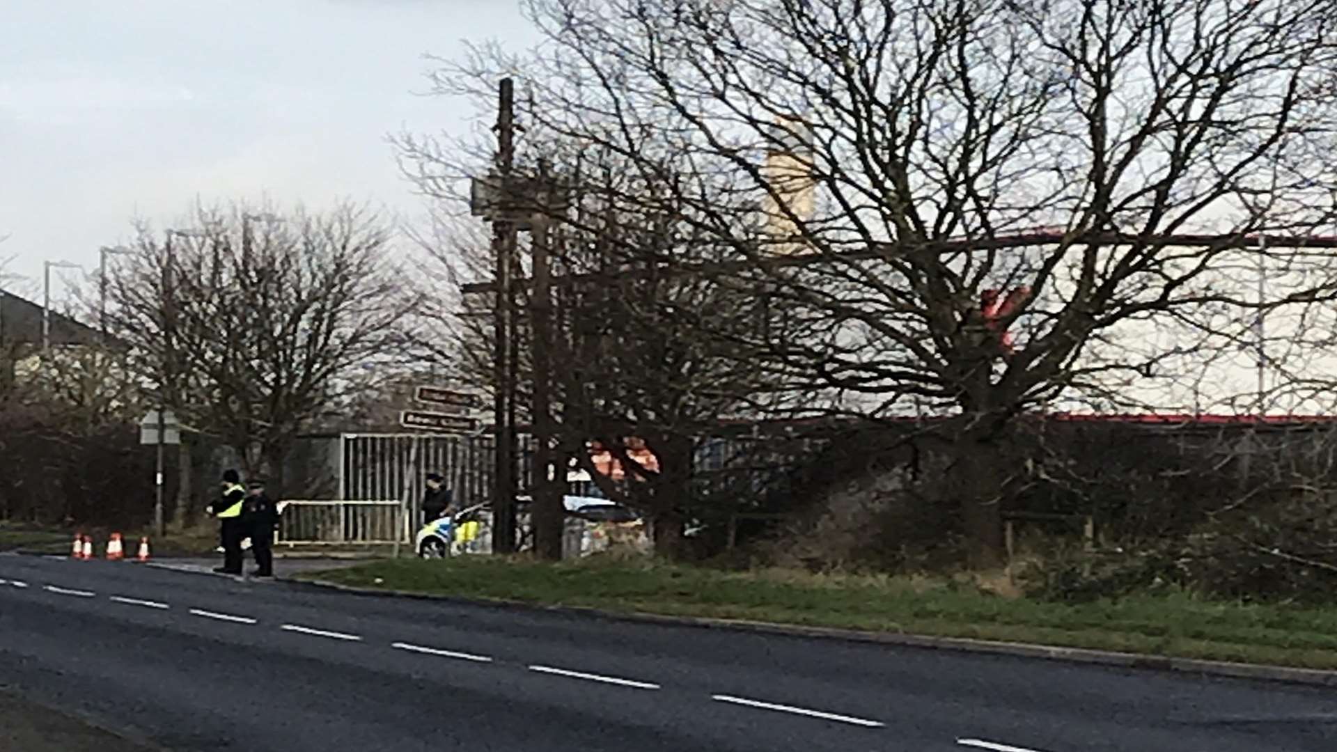 Caravans, moved onto the Stone Lodge Site, on Cotton Lane, Stone, at around 3pm on Tuesday, January 9.