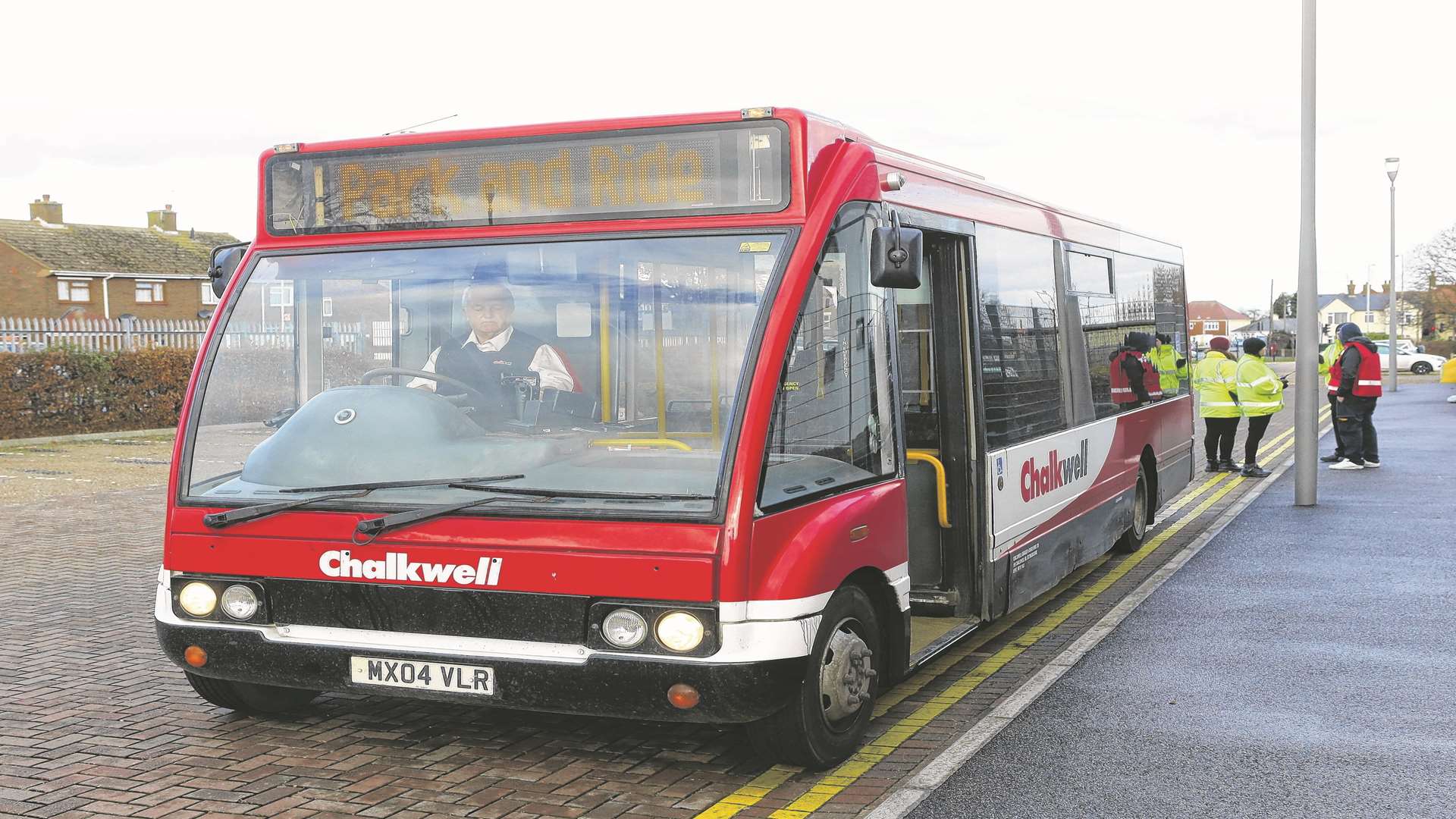 Dave Fletcher drives a Park and Ride bus service that ran from Meadowfield School in Sittingbourne to Marine Parade in Sheppey.