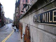 The Royal Mile in Edinburgh