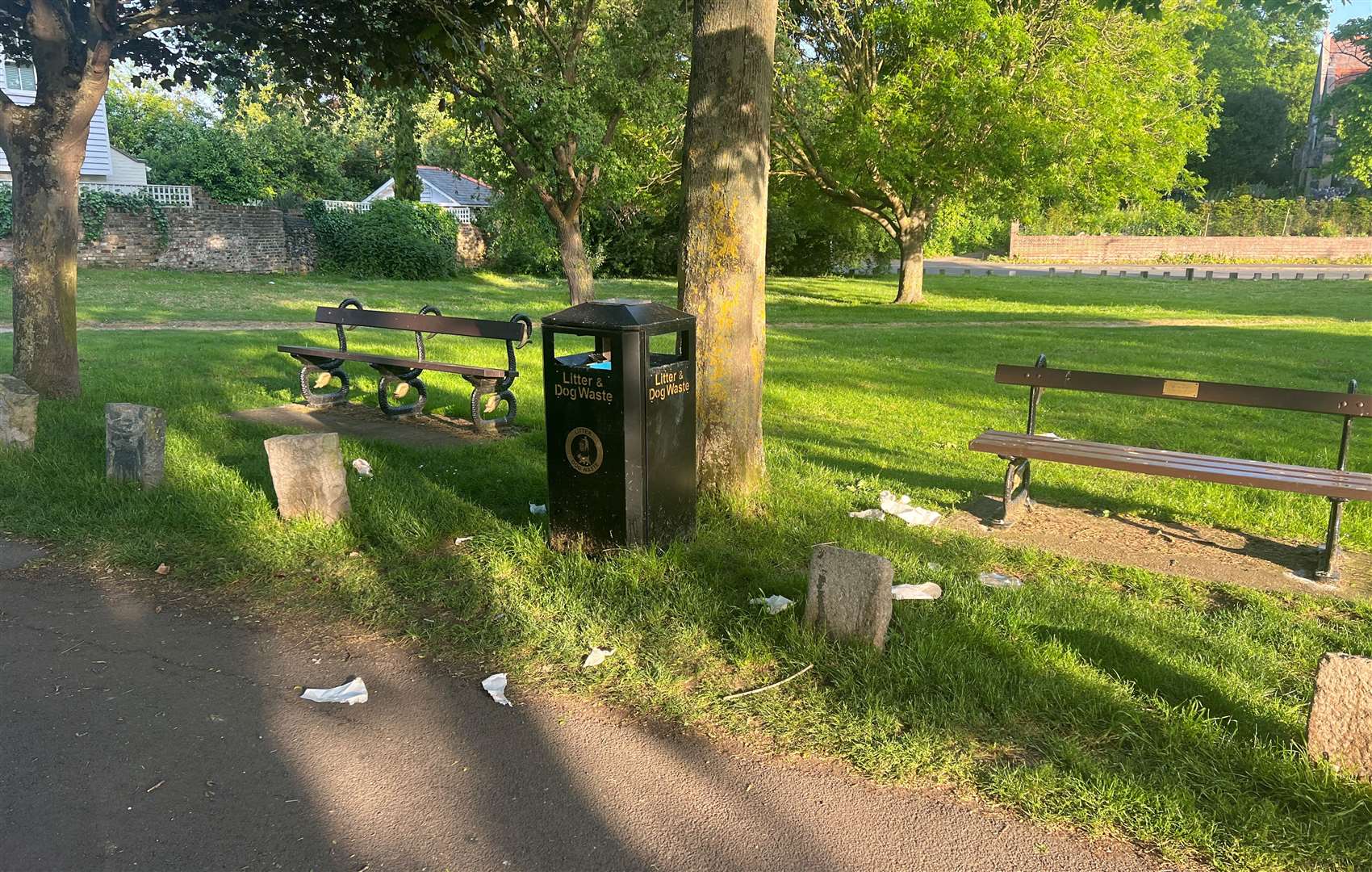 Cllr Trevor Martin says Faversham Town Council organises monthly litter picks with residents