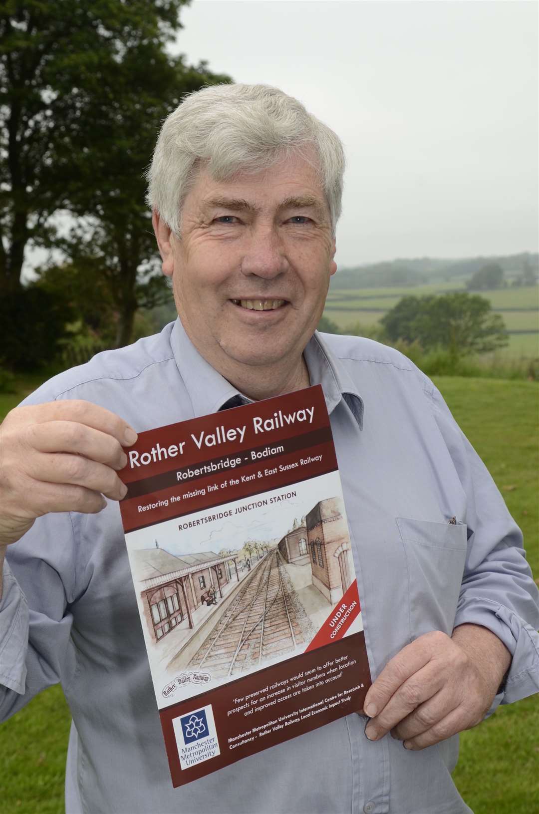 Mark Yonge, press officer for Rother Valley Railway