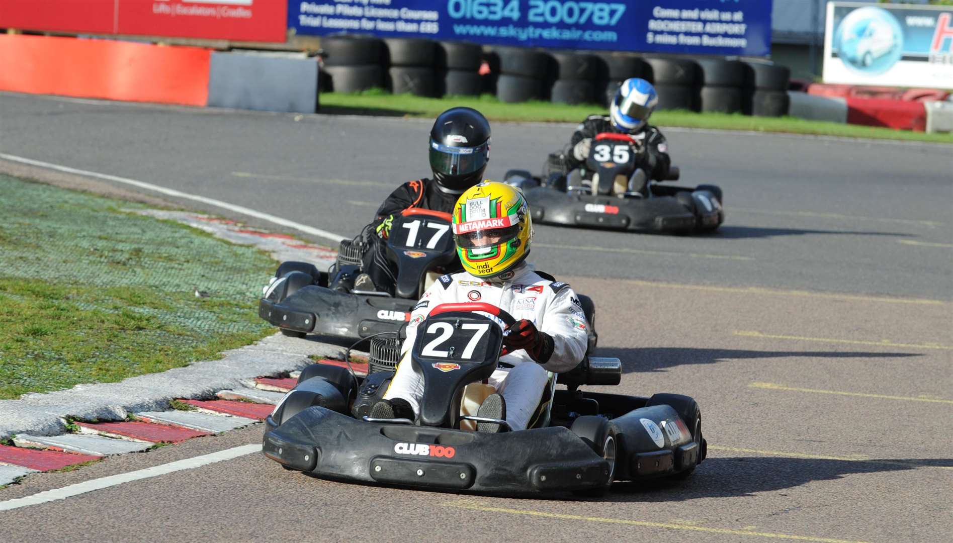 Chart Sutton's Tom Jackson - now a World Endurance Championship racer - finished fifth in the B Final during the 2014 Henry Surtees Challenge. Picture: Simon Hildrew