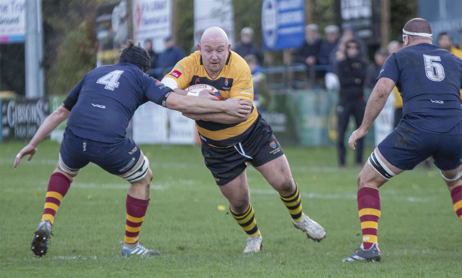 Danny Herriott in possession for Canterbury, who racked up eight tries against Westcliff Picture: Phillipa Hilton