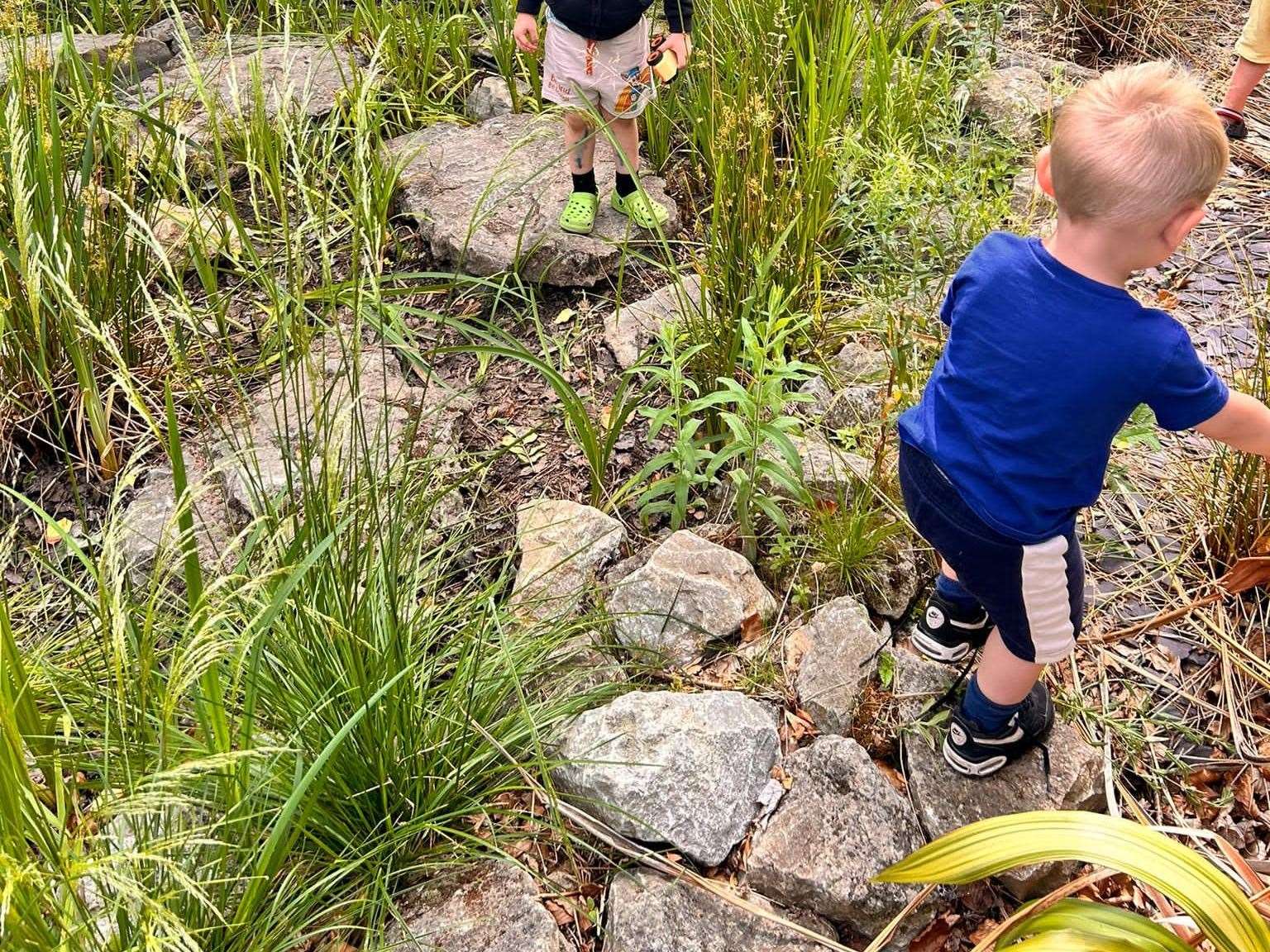 Children from Little Explorers Kindergarten enjoyed the enchanted garden