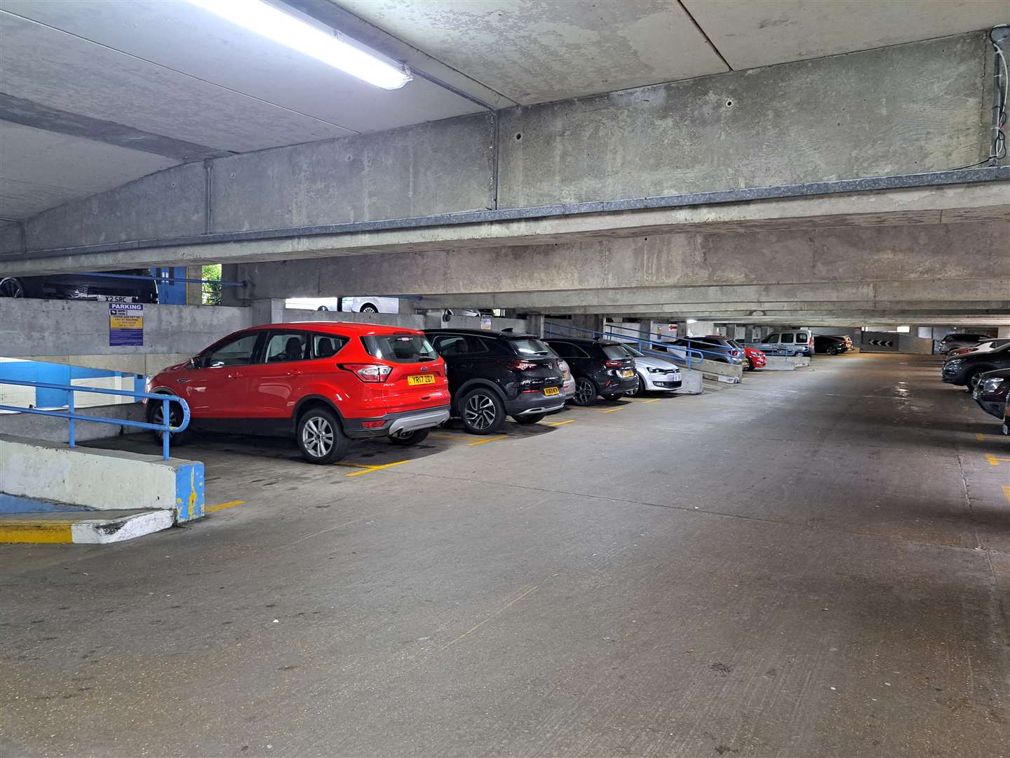 The car park at Charlton Shopping Centre features 300 spaces