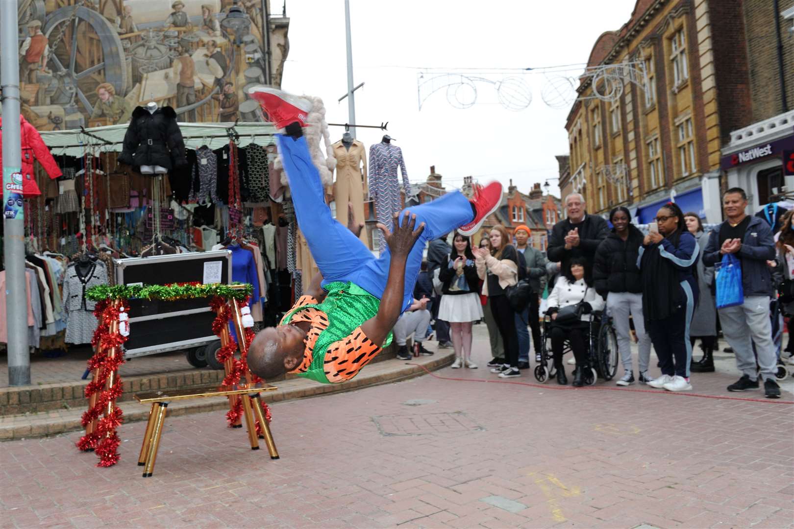 Acrobat provided by Cohesion Plus. Picture: Dartford Borough Council