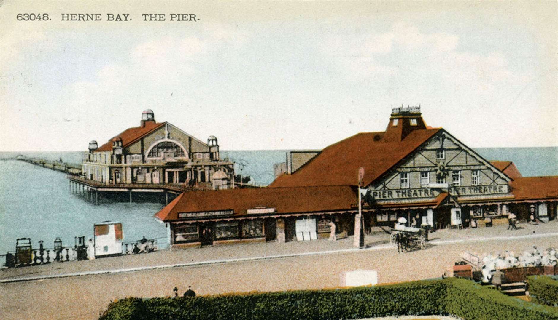 Experts believe this snap of Herne Bay pier is from the early 1900s. Picture: National Pier Society