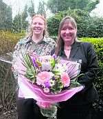 Kate Crosher, left, and Extra editor Carol Davies