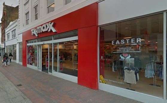 TK Maxx in Chatham High Street. Picture: Google Maps