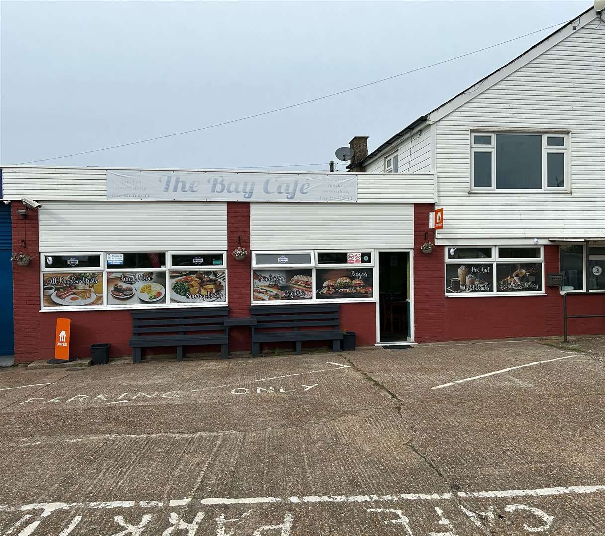 During our reporter’s visit to The Bay Cafe, only sausage sandwiches were available