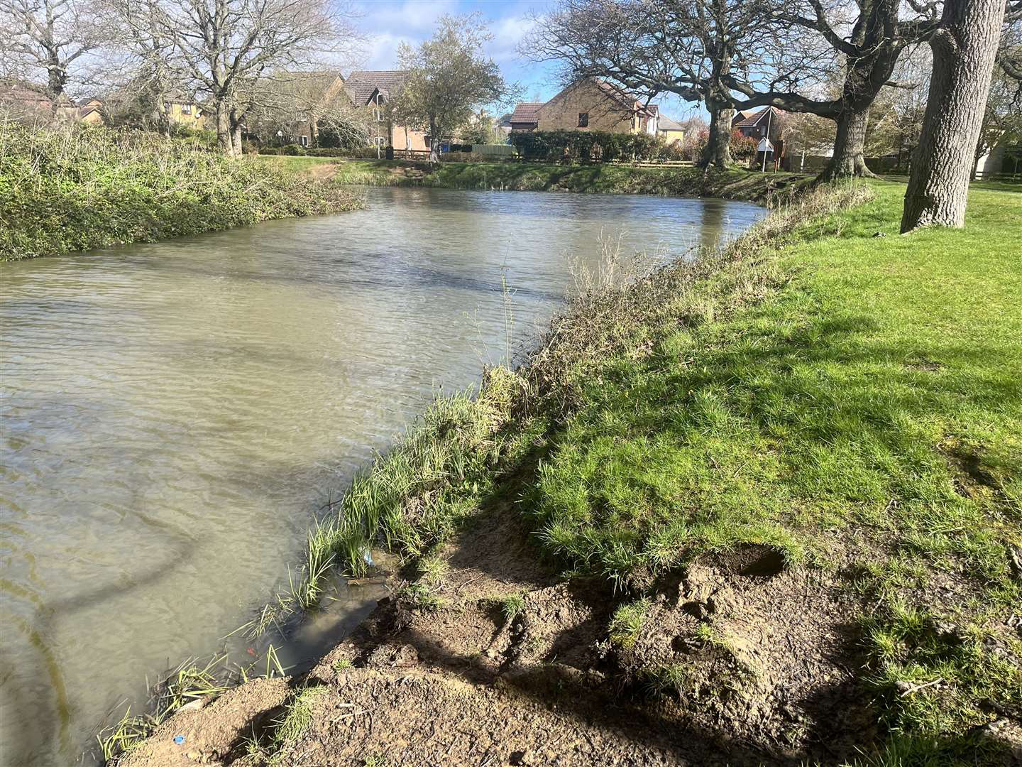 The swims have been removed from the moat