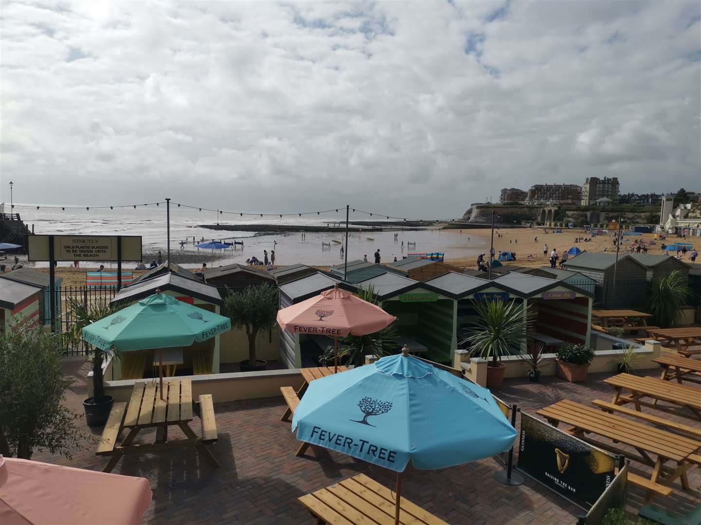 The new paved area at The Pavillion in Broadstairs