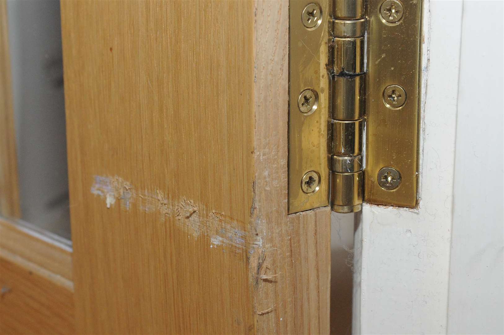 Damage to the door