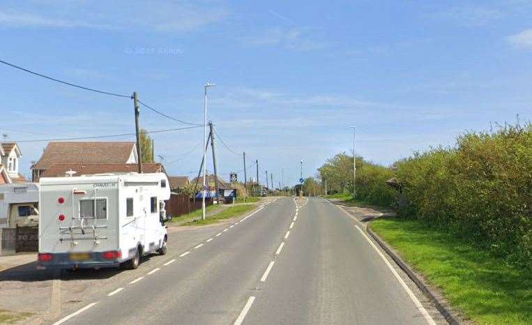 The incident happened while the van was parked in Leysdown Road. Picture: Google Maps