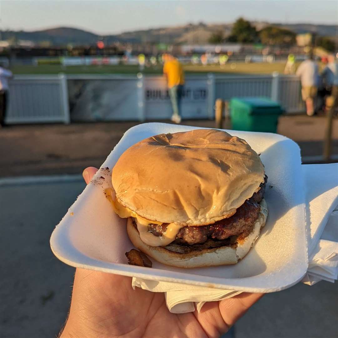 A cheeseburger at Folkestone Invicta will set you back £6