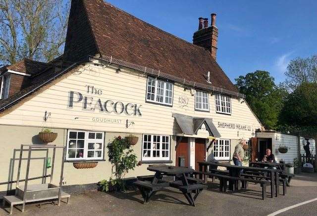 Proud to be emblazoned with the year 1387, there’s no doubting The Peacock in Goudhurst can trace its history back to time before work vans filled its car park