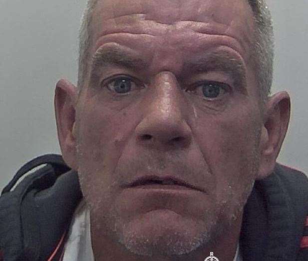 Anthony George was jailed after police found drugs in a tent near Faversham. Picture: Kent Police