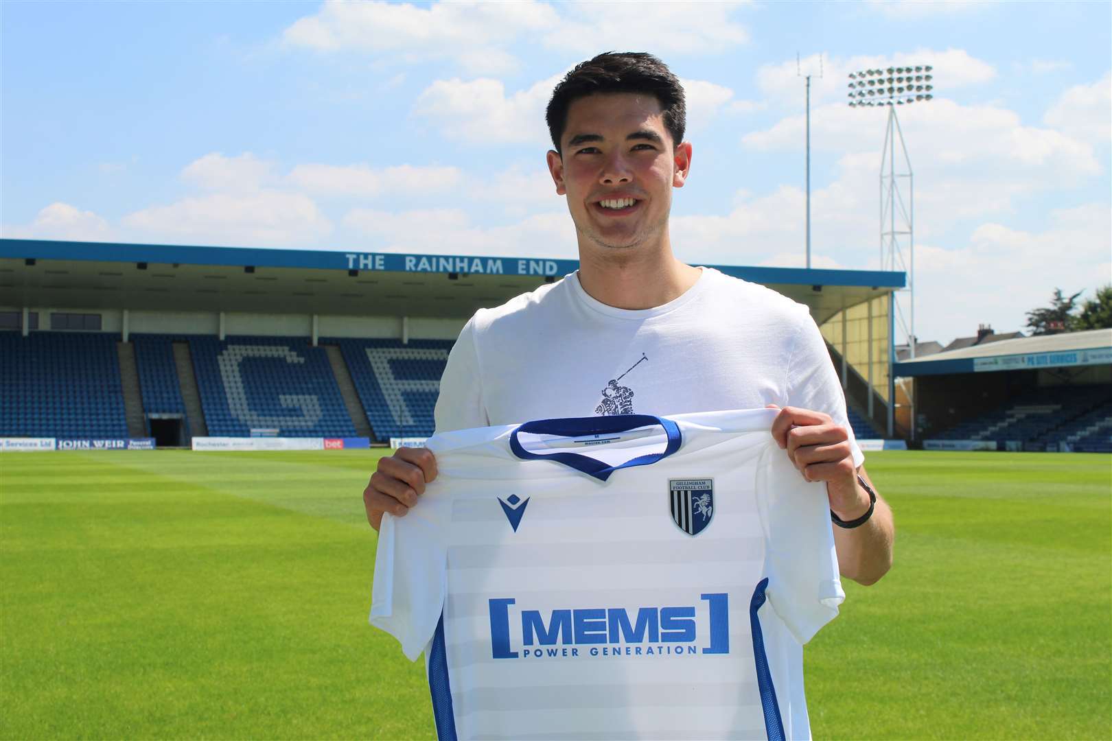 Gillingham's new defensive recruit Elkan Baggott has joined on loan from Ipswich Town Picture: GFC