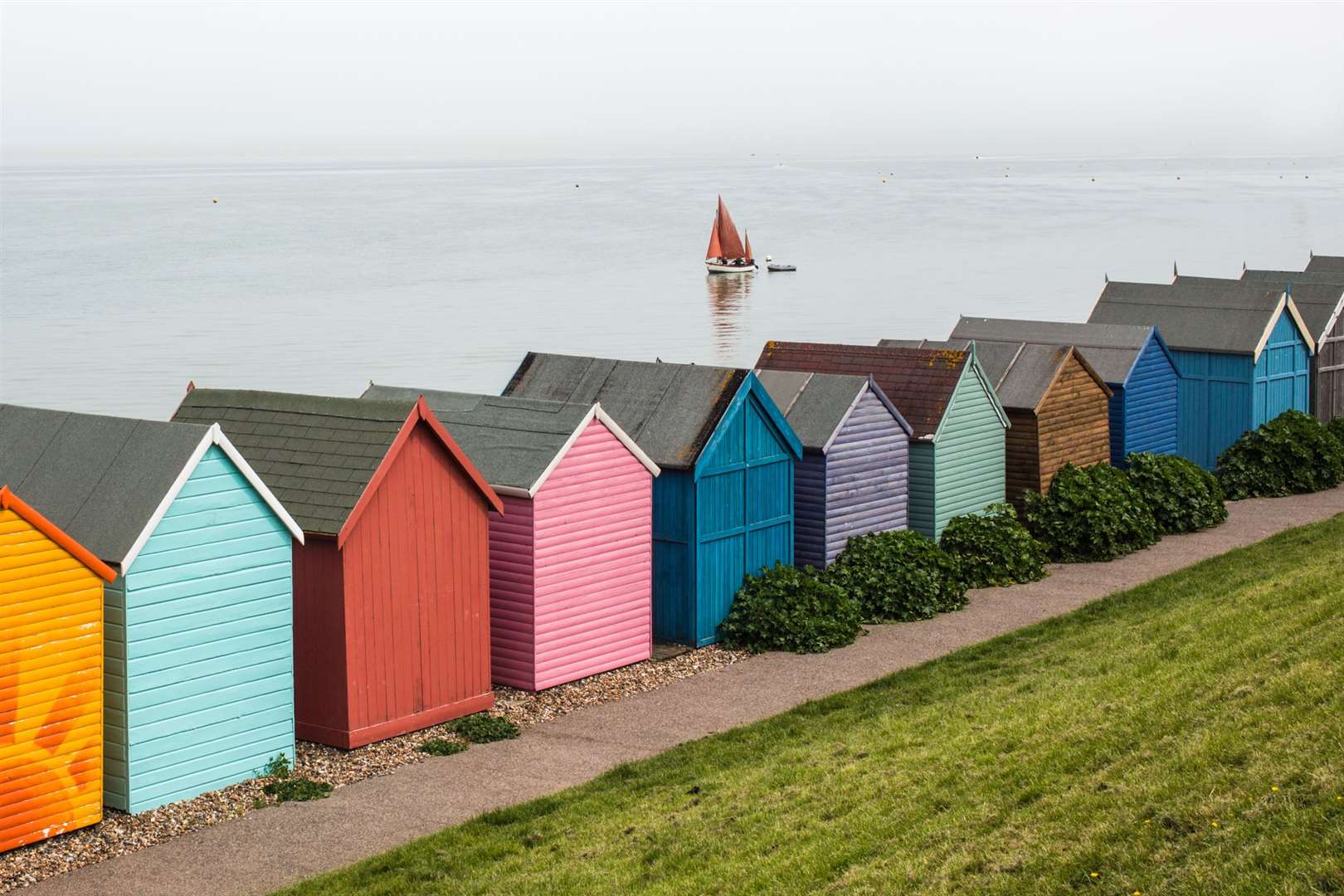 Herne Bay beach huts