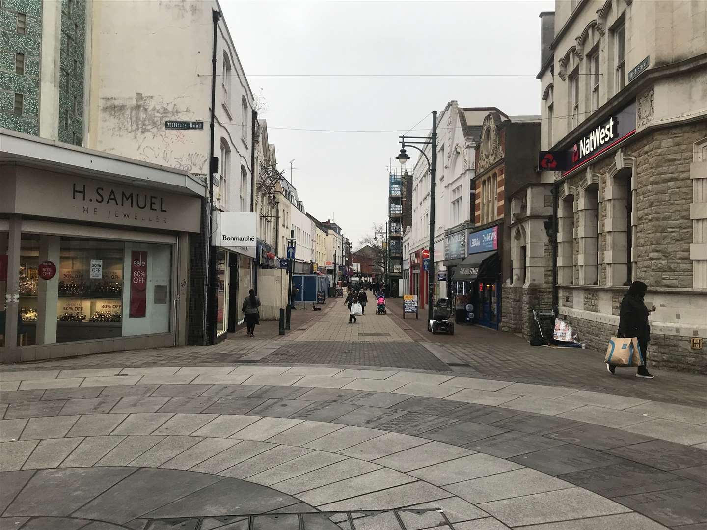 Chatham High Street, January 24 2022