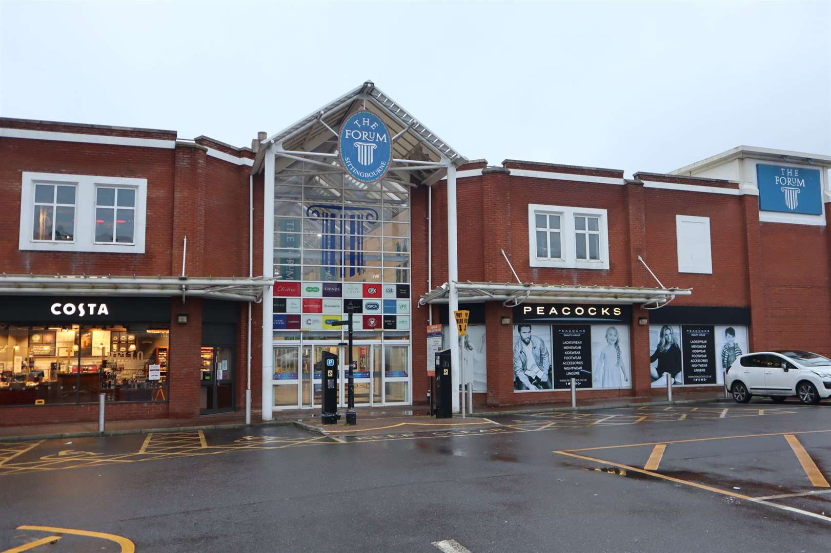 Forum shopping centre car park