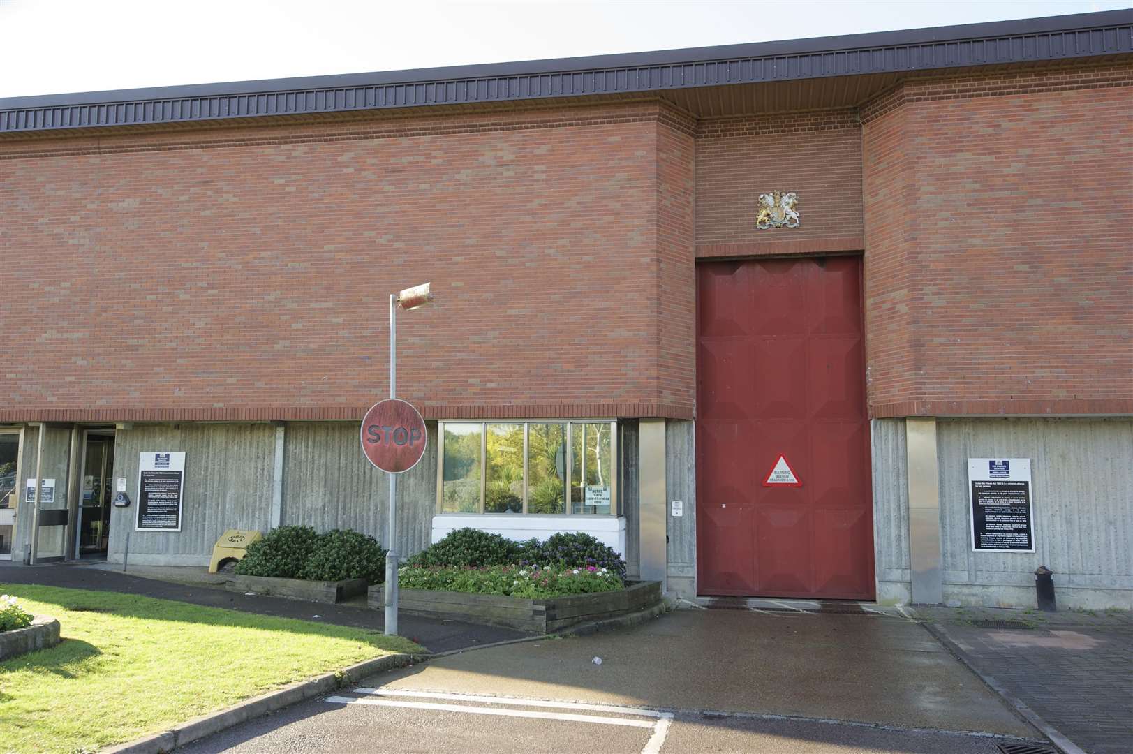 Front door of HMP Swaleside, Sheppey. Picture: Andy Payton