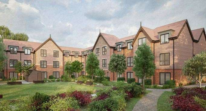 An artist’s impression of the care home development. Picture: Boutique Care Homes