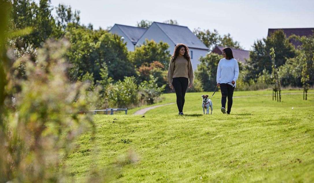 Taylor Wimpey's plans include one hectare of open space at its Peafields estate in Barming