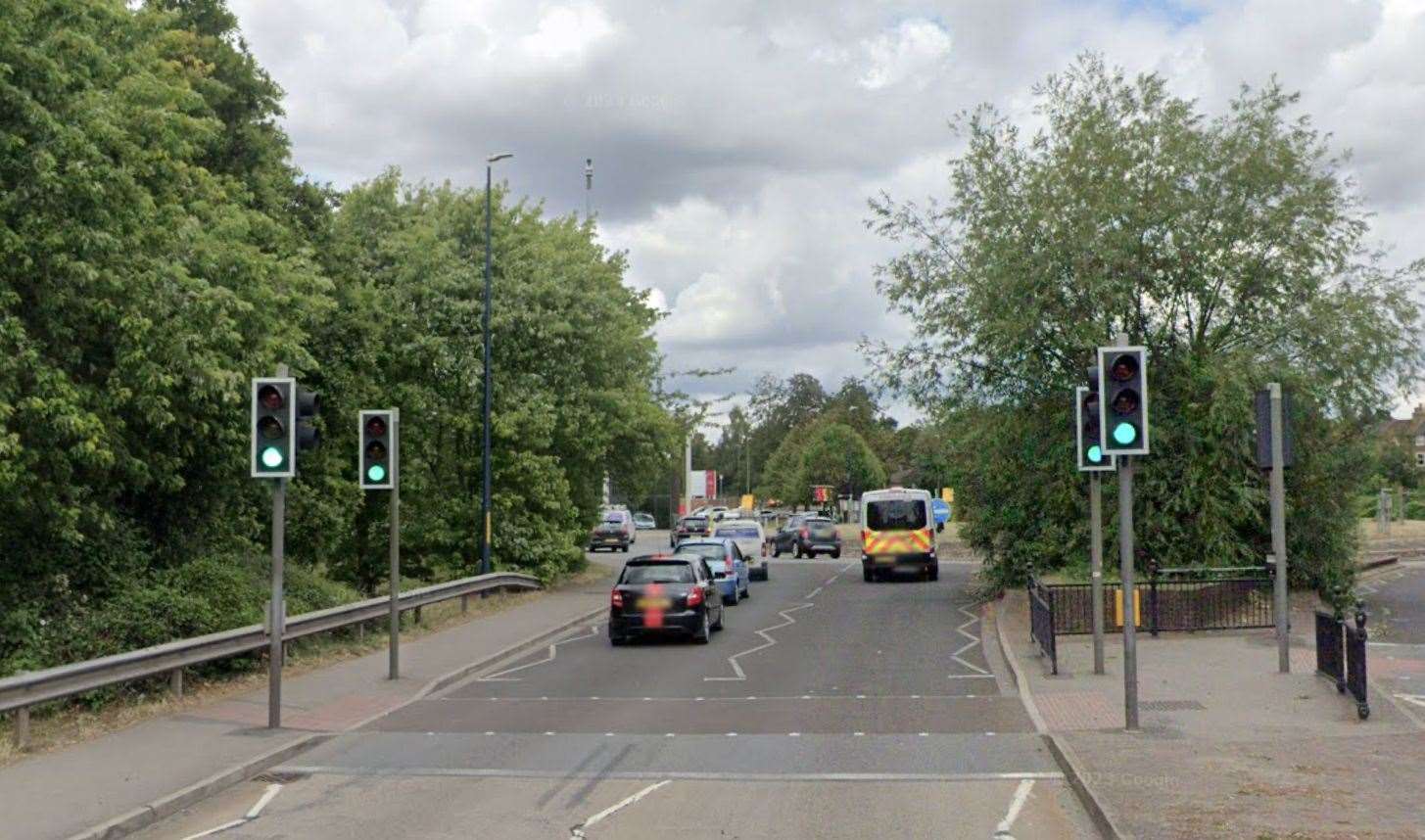 Gibson kissed a woman without consent on Royal Engineers Road in Maidstone in December. Picture: Google