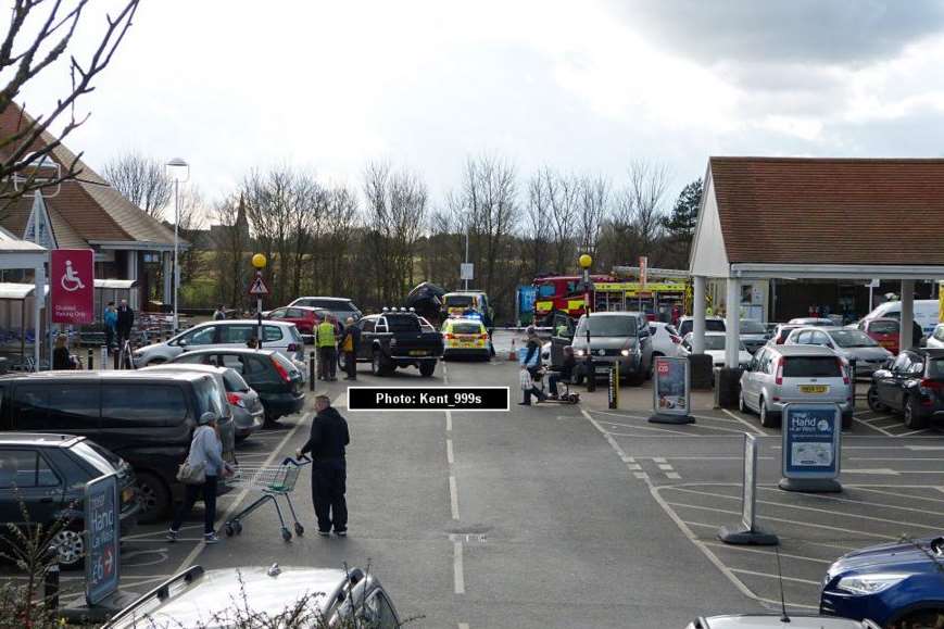 Crash at Tesco. Pic: Kent999s