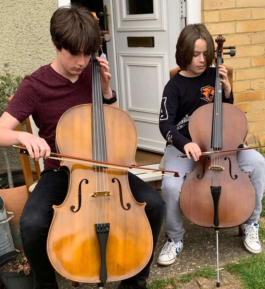 Brothers Sonny and Louie Butler have been honing their musical skills during lockdown