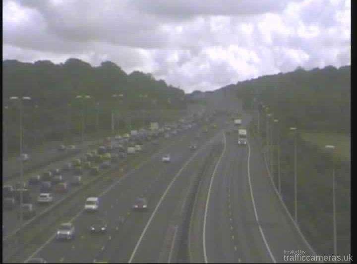 Traffic is building on the A2 London bound. Picture: National Highways