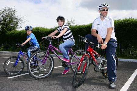 Jamie Staff at Ashford cycling event