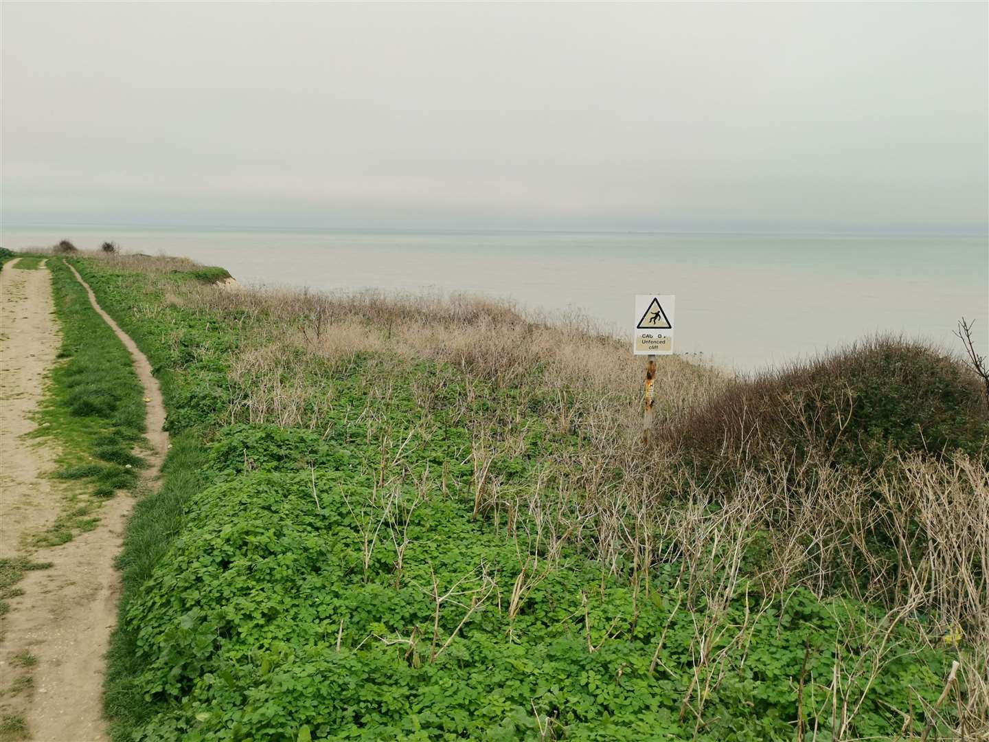 She had been cycling on a cliff top footpath near Joss Bay. Picture: Marijke Hall