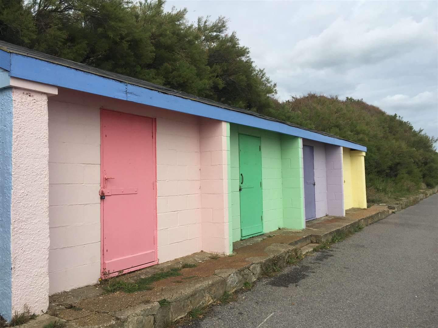 Some of the existing huts