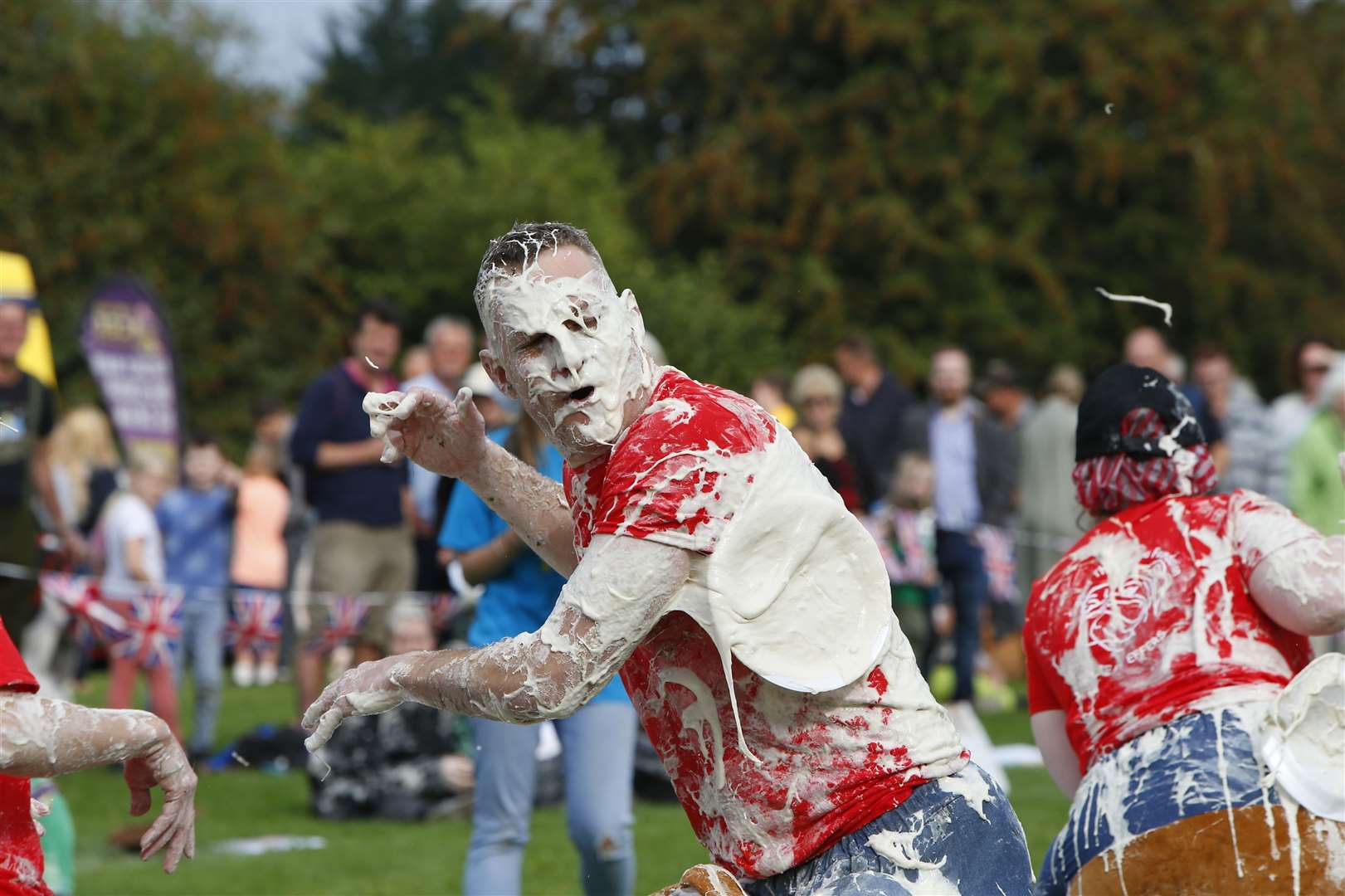 World Custard Pie Championships 2021 Picture: Andy Jones