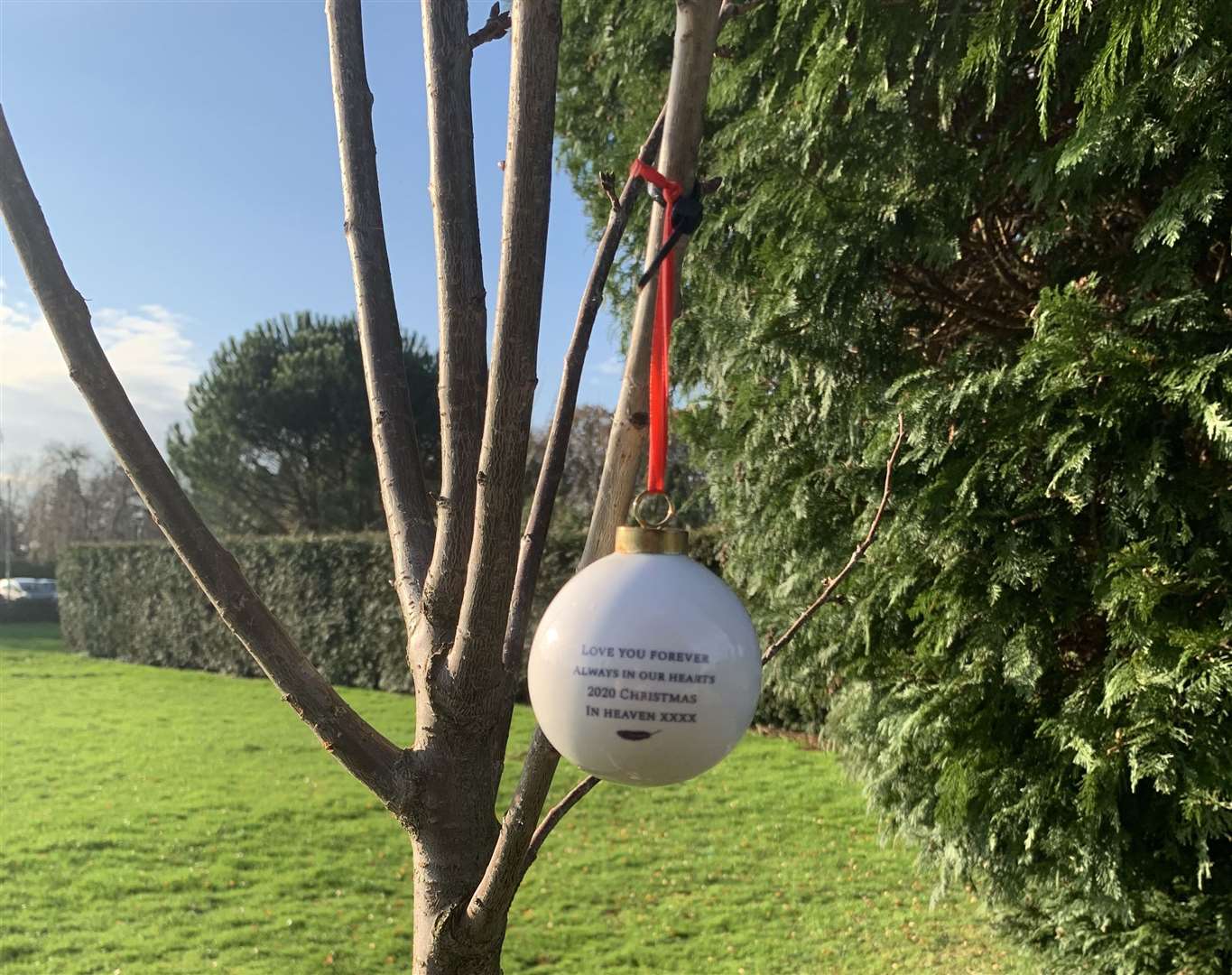 A cherry blossom tree has been planted in the Kent ans Sussex Crematorium in Tunbridge Wells. Picture: Michael Bond