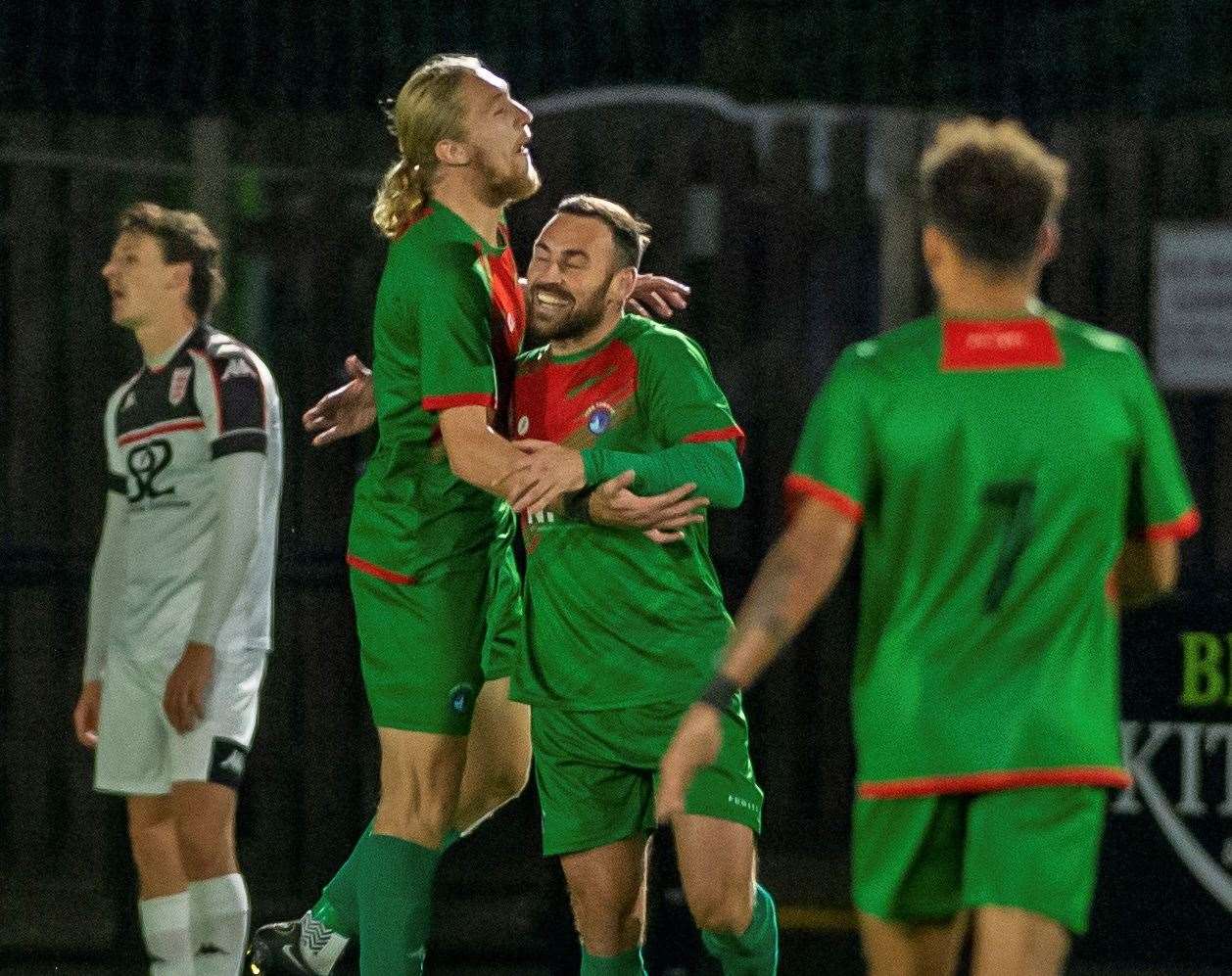 Ronnie Dolan, centre right, has found his form at Lydd. Picture: Ian Scammell